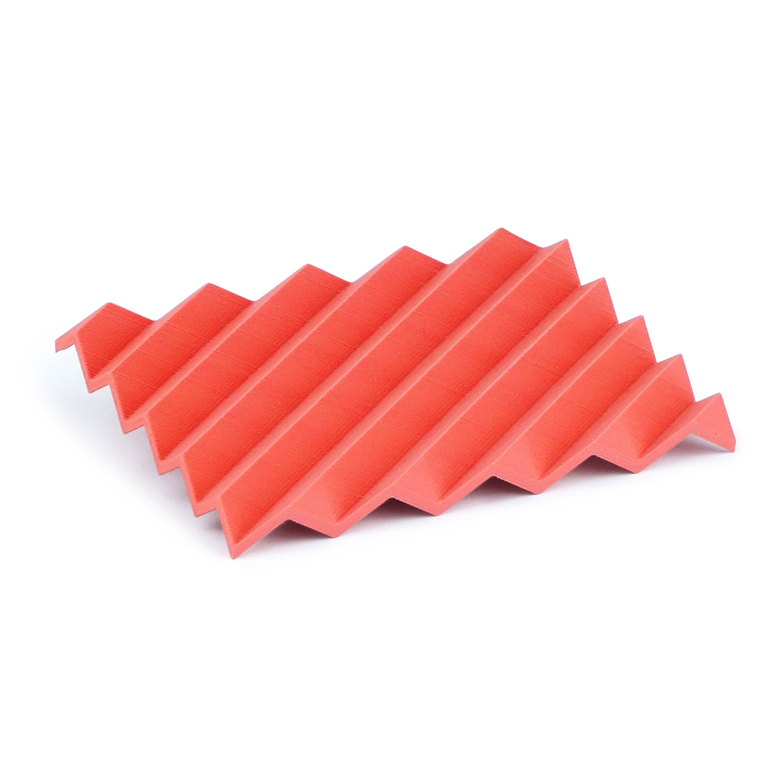 Surf Soap Dish Zig Zag Coral Red