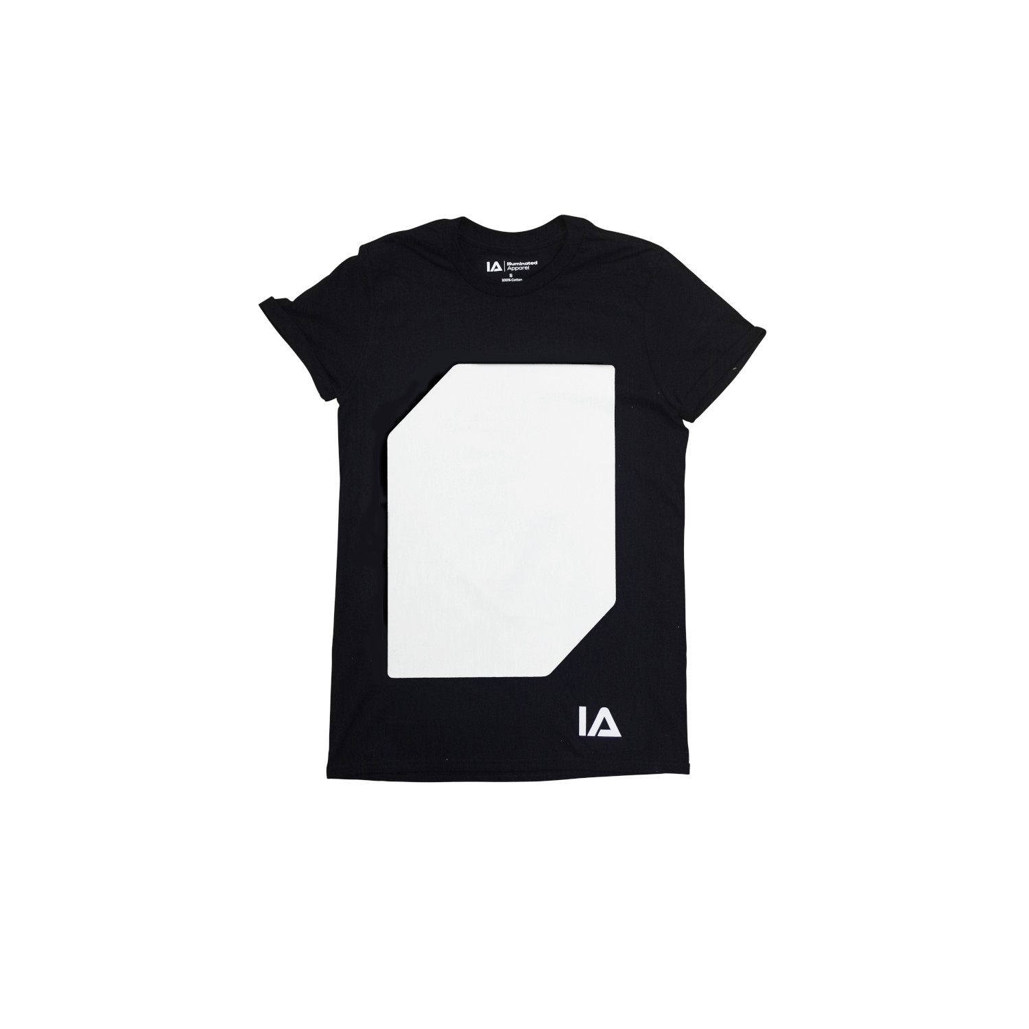 Interactive Glow T-Shirt incl. Keyring Black, S