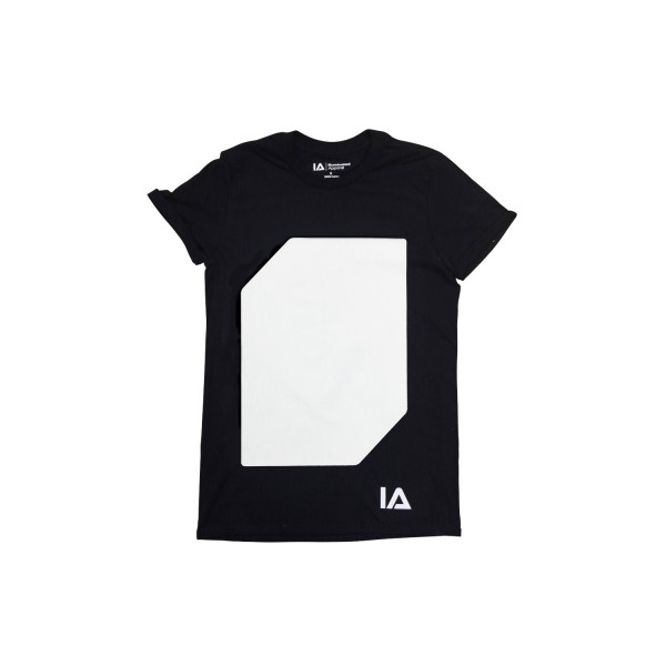 Interactive Glow T-Shirt incl. Keyring Black, L 